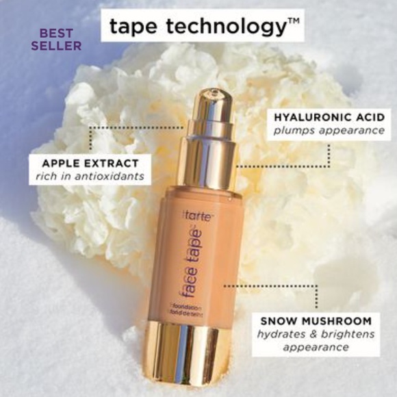 NIB NWT Tarte Face Tape Foundation Makeup Featherlight full coverage 36S - Picture 5 of 8